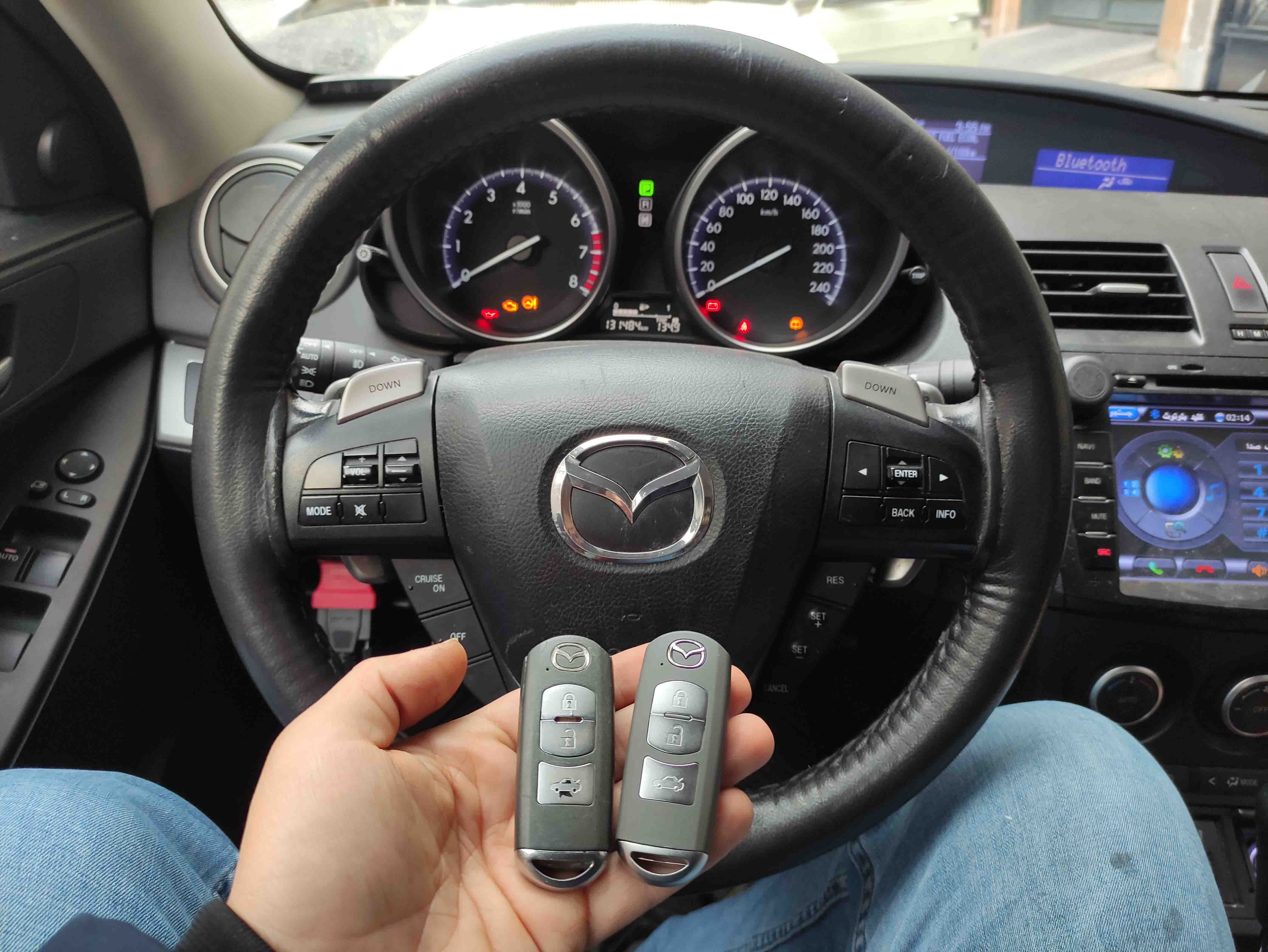 ساخت ریموت کیلس یدک برای خودروی مزدا 3 نیو در سعادت آباد