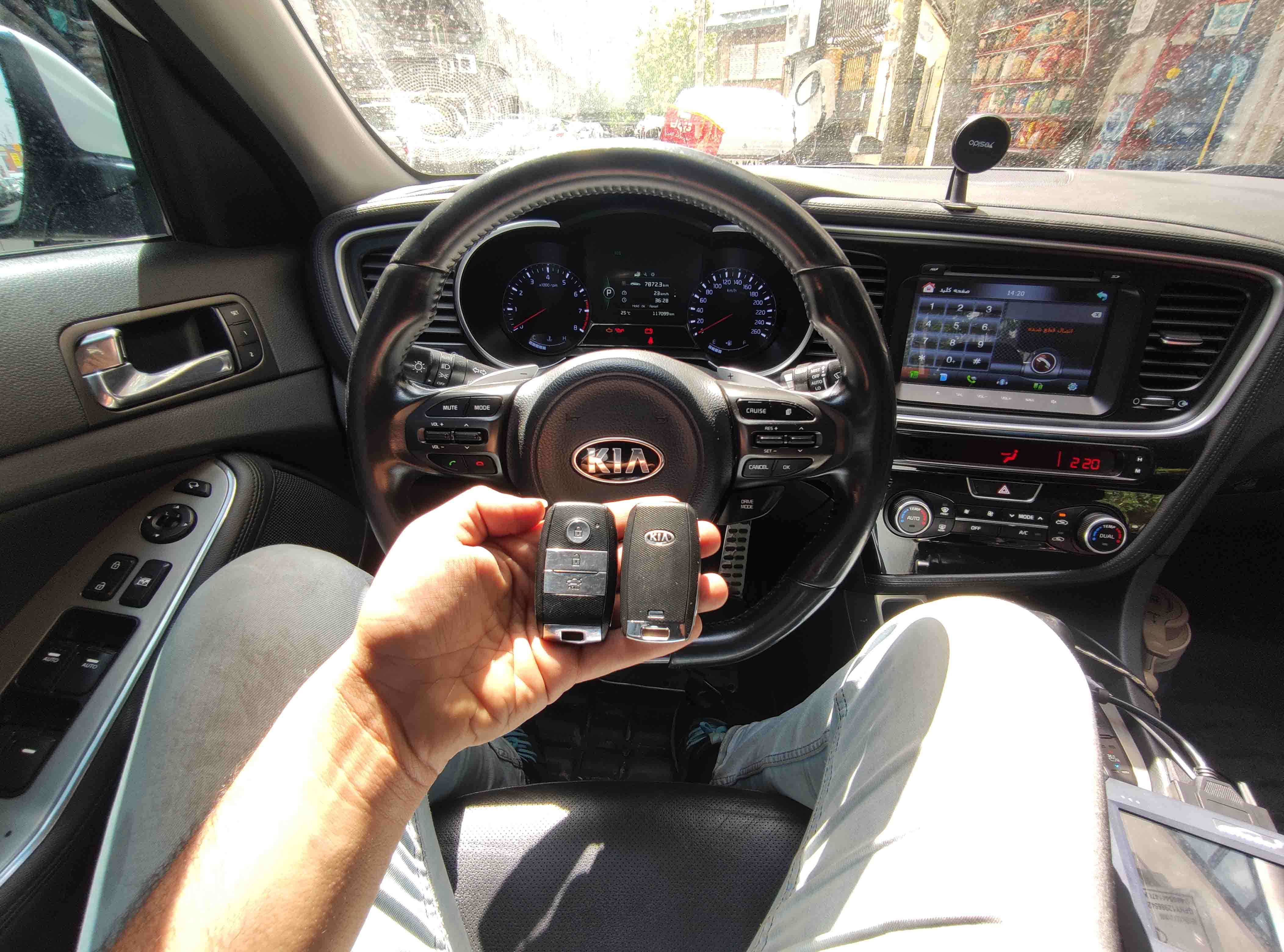 ساخت ریموت کیلس یدک برای خودروی کیا اپتیما 2015